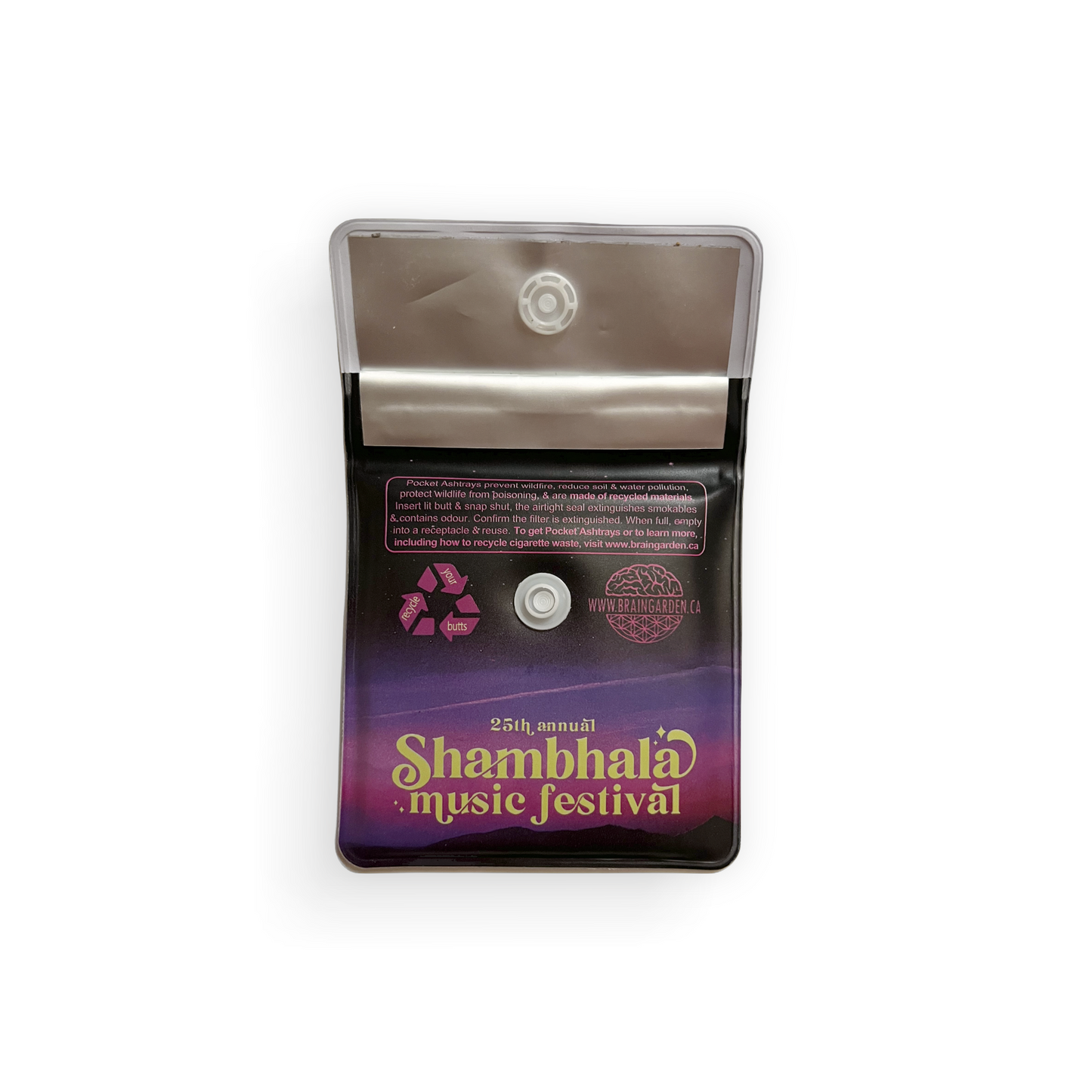 Pocket Ashtray Collectors Edition by Shambhala Music Festival 25th Anniversary Edition